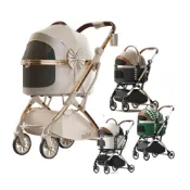(店+)【Bello】W1分離式拉桿寵物推車 WM01-T(鋁合金管/捷運高鐵台鐵可/可摺疊收納/貓狗適用)