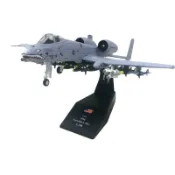 歡樂購物網 【高精細合金】A-10C疣豬攻擊機模型 1:100比例 虎鯊中隊 飛機收藏 展示精品