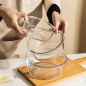 【氣炸鍋專用碗】氣炸鍋碗 烤箱可用玻璃盤 蒸蛋碗 蒸蛋杯 蒸蛋盅 電鍋碗 芝士焗飯烘焙碗 食品級餐具