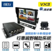 【任e行】VX3 環景四鏡頭 1080P 行車紀錄器 行車視野輔助器、大貨車、大客車及各式車輛適用 64G記憶卡選購
