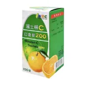 憨吉小舖 溫士頓 維他命C200口含錠100錠 橘子口味、維他命C 200毫克、Winston-C