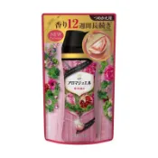 family2日本生活精品館 日本版【P&G】衣物香香豆 補充包455ml 粉色石瑠