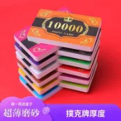 薄款籌碼卡 棋牌室專用 打牌籌碼卡 0.38MM厚度磨砂設計 麻將籌碼片 計分代幣 娛樂棋牌用品
 籌碼