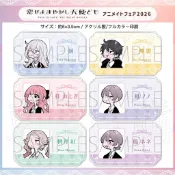 【睦睦代購】預購日版 戀愛吧，假面天使！ 壓克力名牌別針 桂御迦 一刻 桃井紅 白羽弦