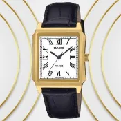 【CASIO 卡西歐】經典設計時尚風格腕錶 31.5mm(MTP-B190GL-7BV)