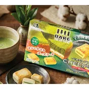 現貨▶日本 森永 抹茶起司磚  BAKE CREAMY 烤起司磚 日本抹茶 宇治抹茶 日本零食