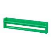 【IKEA 宜家家居】FLISAT 壁面收納櫃, 綠色, 70x9x16 公分