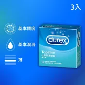 【康是美官方網購】【Durex杜蕾斯】激情裝衛生套（3入/盒）(10/30依序出貨)