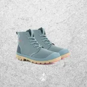 【毒】Palladium 男女款 輕量防水靴 灰藍PAMPA Lite+ RCYCL WP+ 雨季 防水 高筒 76656084【APP下單10%回饋】