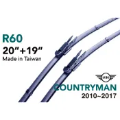 MINI COUNTRYMAN R60 專用軟骨雨刷/鄉下人/迷你汽車雨刷/專屬雨刷/原廠雨刷接頭樣式/鍍膜雨刷膠條