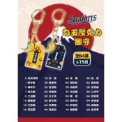 2024中信兄弟扭蛋-BROTHERS勾玉壓克力御守扭蛋-王政順