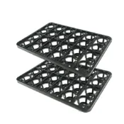 (店+)【蔬菜之家】迷你盆.網盆用端盤 24孔 2個/組 適用迷你盆.4.5公分~2吋5.2公分水耕栽培網盆
