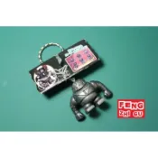 風之谷玩具 絕版商品 無敵鐵金剛 阿強一號 Q版 合金 鑰匙圈 全身可動 現貨！