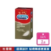【Durex 杜蕾斯】超薄裝保險套(12入/盒)
