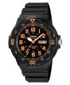 附發票 台灣卡西歐公司貨【時間光廊】CASIO 卡西歐 潛水錶 防水100M 星期/日期 MRW-200H-4B
