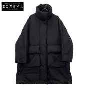 【DOKODEMO】Diesel 黑色 W-THEA 加厚長外套 [二手]