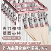 【APEX】多功能鋁合金晾曬架30夾