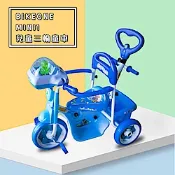 BIKEONE MINI1 12吋音樂兒童三輪車腳踏車 多功能親子後控可推騎三輪車