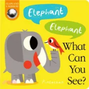 【三民網路書店】Elephant, Elephant What Can You See? (硬頁翻翻書) 作者：Amelia Hepworth; Pintachan