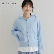 a la sha 阿財連帽長袖針織外套