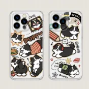 卡通邊牧狗狗透明殼 OPPO A6S A3X A5X A6X A91 A92S A96 A97 A98 A79 手機殼