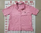  【二手衣櫃】PIERRE BALMAIN PB 粉紅色短袖休閒Polo衫 短袖POLO衫 翻領polo衫 1080130