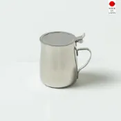 家禮生活 | 現貨- 相澤工房 AIZAWA 不銹鋼牛奶盅 糖漿 牛奶壺 蜂蜜壺 附蓋款  燕三条製  【日本原裝】