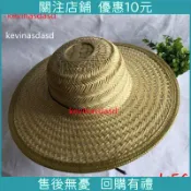 新店開業*最低價防雨竹制品工作草帽夫夏季斗笠寬檐男男式田園海灘純竹太鑫盛