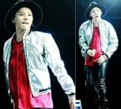 FINDSENSE服飾 BigBang GD權志龍同款Saint Laurent銀色亮面男女衛衣棒球服外套