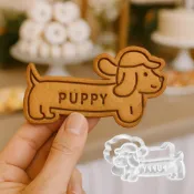 🐶 臘腸狗 餅乾模具 按壓式壓模 糖霜餅乾 翻糖切模 手工點心 DIY烘焙 親子必備