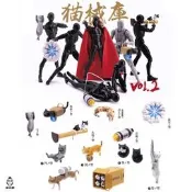 滿299發貨 桃太郎 MOMOTRARO TOYS 1/12 猫械库 动物扭蛋 配件武器模型