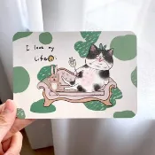 I love my life 貓咪明信片