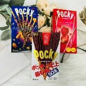 日韓小潼 日本 POCKY 百奇 極細巧克力棒/草莓粒粒棒/杏仁粒粒巧克力棒 三款供選｜全店$299 全家取貨免運｜滿額折500｜APP下單最高賺19%點數⚡