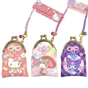 小禮堂 Sanrio 三麗鷗 口金包吊飾 (和服款) Kitty 美樂蒂 酷洛米