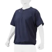 ~日本進口，限量款~MIZUNO PRO 美津濃 頂級 高彈性 平織短袖風衣 短袖熱身衣(12TEAJ7814)