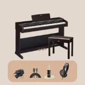 (店+)【Yamaha 山葉音樂】小叮噹的店 YAMAHA YDP105 88鍵 電鋼琴 玫瑰木色 含琴椅 (送保固3年/耳機/鋼琴保養油/手機錄音線)