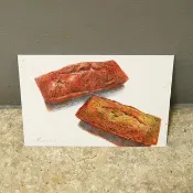 費南雪－美食明信片/食物明信片/美食卡片/食物卡片