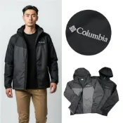 (店+)剩黑色 Columbia 拼接外套 Glennaker 防潑水 連帽 刷毛 哥倫比亞 保暖外套 拼接設計 外套@9768