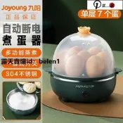 【臺灣熱銷】蒸蛋器 煮蛋機 煮蛋器 蒸蛋機 蒸籠 煮蛋神器 九陽蒸蛋器全自動斷電防幹燒免看管家用煮蛋器多功能迷你早餐機
