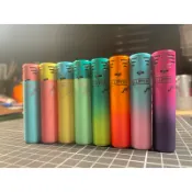 西班牙老牌CLIPPER防風打火機漸層糖果馬卡龍防風系列客製化酒吧選品店