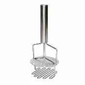 【生活King】不鏽鋼雙層壓泥器(壓薯器 薯泥器 搗泥器 搗碎器)