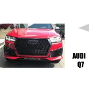 小亞車燈-全新 奧迪 AUDI Q7 16-18 升級 RS 前保 前大包 前保桿 素材 空力套件