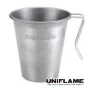 【桃源戶外登山露營旅遊】【日本 UNIFLAME】鈦提耳杯 500ml 戶外 露營 登山 野炊 餐具 杯子 U666111