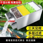 洋洋優品 【台灣公司保固】魚池過濾器水循環系統水池過濾箱室外自動凈水設備戶外大型不銹鋼