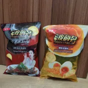 ［短效期］華元 波的多洋芋片酥炸辣皮蛋/鳳梨酥風味52g/蔥花蛋/鹹蛋黃59.5g
