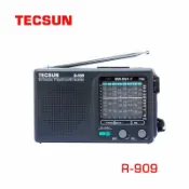 紫菀百貨店 【全波段便攜】德生R909收音機 老人收音機 半導體 廣播收音機 便攜式收音機 調頻調幅 大音量 大按鍵 老年人晨練散步專用