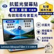 【Ezstick】Lenovo Ideapad Slim 3 3i 15IRU9 防藍光螢幕貼｜鏡面/霧面可選｜