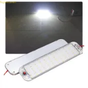 最佳 72LED 12-24V 汽車閱讀 LED 夜燈條室內燈吸頂燈帶開關,適用於汽車船
