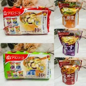 日韓小潼 日本 AMANO 天野 即食沖泡味噌湯 速食沖泡味噌湯 味噌湯 野菜味 滑菇味 茄子味 豆腐味 蛤蠣味 綜合味 紅味噌湯 白味噌湯｜全店$299 全家取貨免運｜滿額折500｜APP下單最高賺19%點數⚡