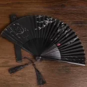 【源一商社】素色炫酷鋁合金不鏽鋼金屬鐵扇子功夫摺扇木質工藝摺扇舞扇男女扇